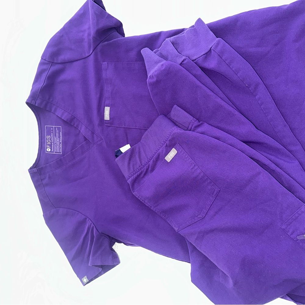 Figs purple jogger Scrub Set Size Color: purple | Size: Small/Small Petite